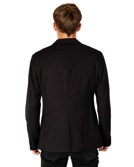 Armani Exchange Black Polyester Blazer