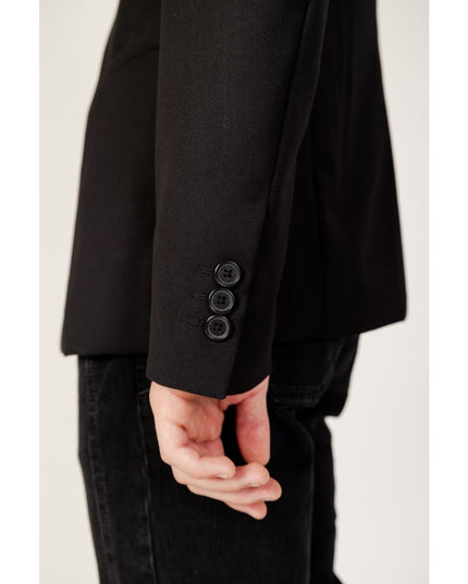 Armani Exchange Black Polyester Blazer