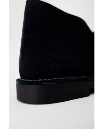 Clarks Blue Leather Ankle Boots