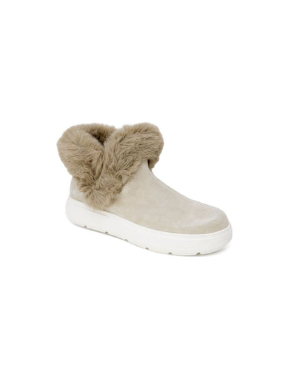 Love Moschino Beige Leather Sneaker