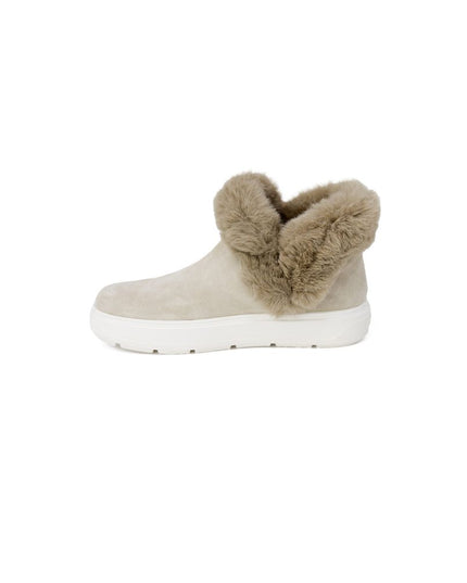 Love Moschino Beige Leather Sneaker
