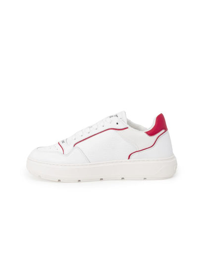 Love Moschino Red Polyethylene Low Top Sneakers