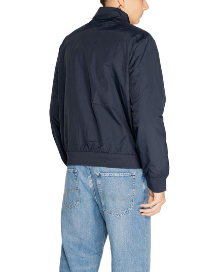 EA7 Emporio Armani Blue Polyamide Jackets And Coat