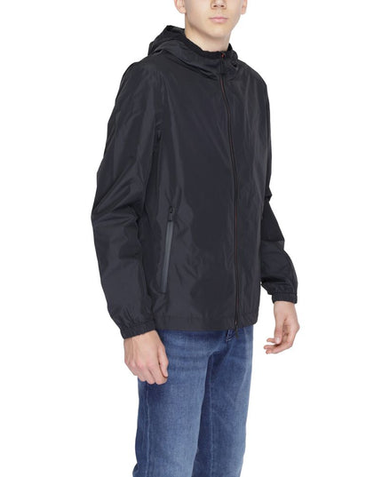 Suns Black Polyester Shell Jacket