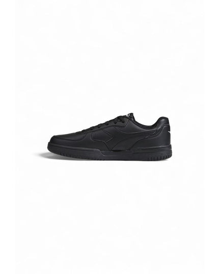 Diadora Black Artificial Leather Sneaker