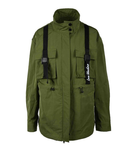 Love Moschino Green Polyester Parka