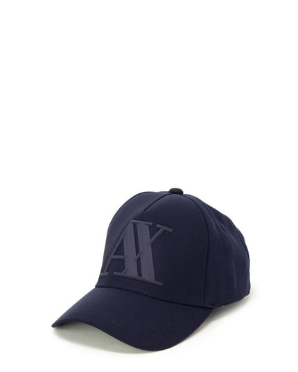 Armani Exchange Blue Polyester Cap (Baseball Hat)