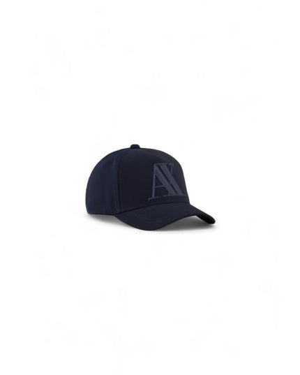 Armani Exchange Blue Polyester Cap (Baseball Hat)