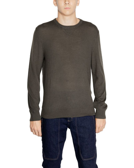 Armani Exchange Green Wool Sweatshirt