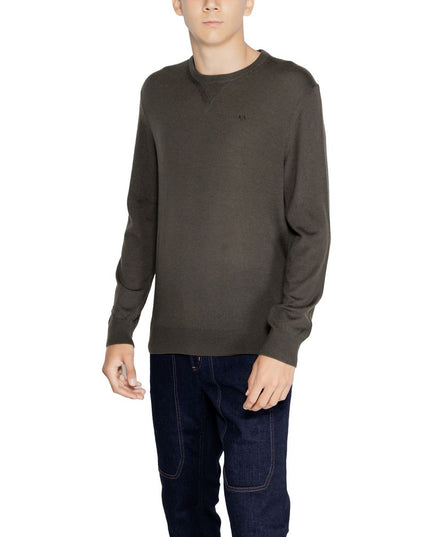 Armani Exchange Green Wool Sweatshirt