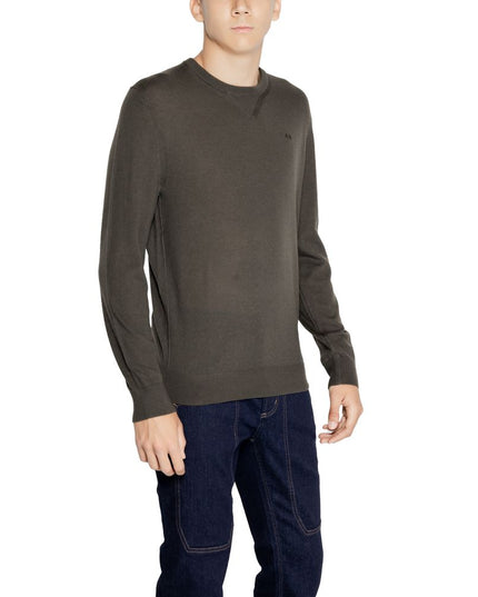 Armani Exchange Green Wool Sweatshirt
