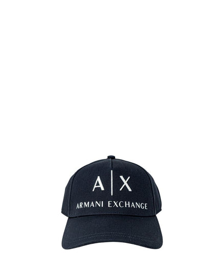 Armani Exchange Blue Cotton Cap (Baseball Hat)