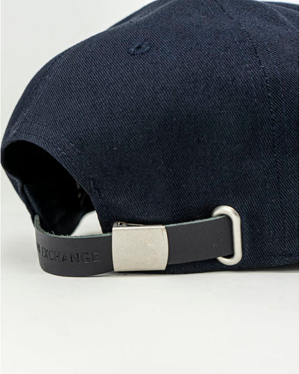 Armani Exchange Blue Cotton Cap (Baseball Hat)