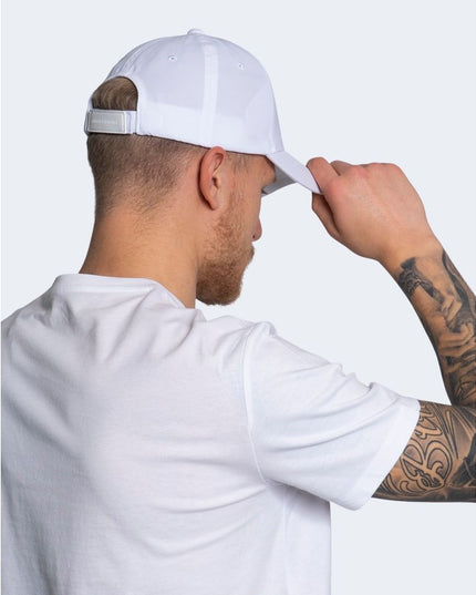 Armani Exchange White Cotton Cap (Baseball Hat)