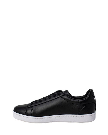 EA7 Emporio Armani Black And White Polyethylene Low Top Sneakers