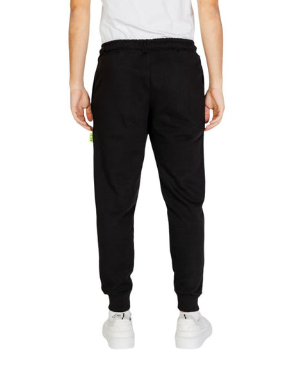 Icon Black Cotton Joggers (Workout Pants)