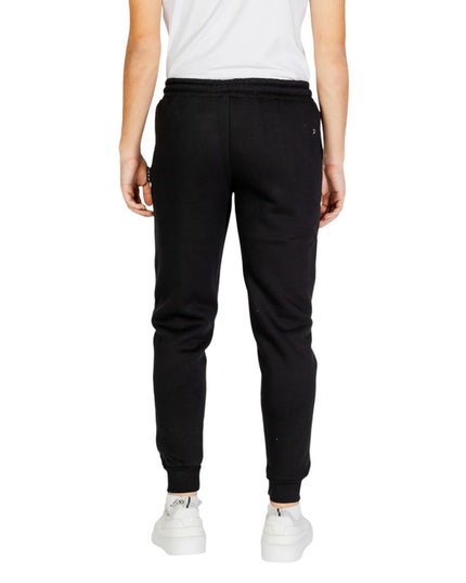 Icon Black Cotton Joggers (Workout Pants)