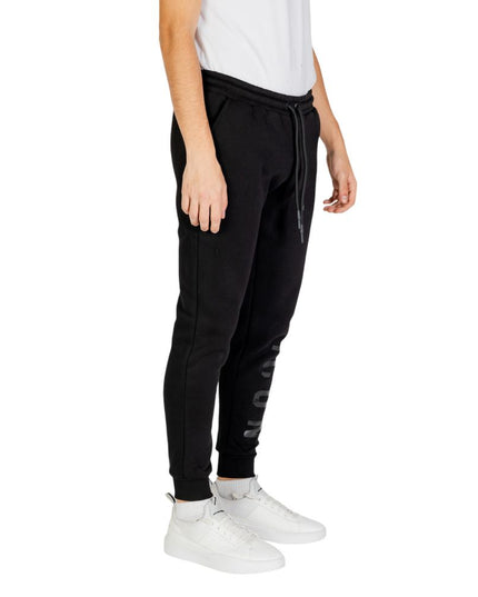 Icon Black Cotton Joggers (Workout Pants)