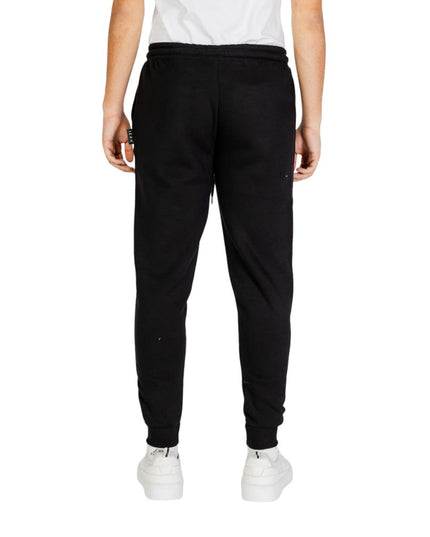 Icon Black And White Cotton Joggers (Workout Pants)