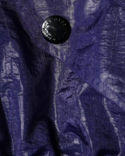 Dolce & Gabbana Blue Cotton Stretch Full Zip Bomber Jacket