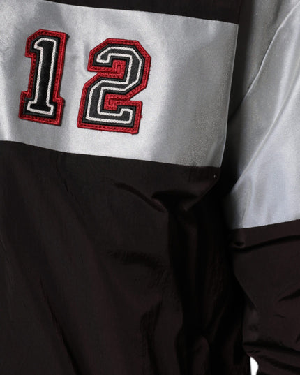 Dolce & Gabbana Multicolor Full Zip Jersey Men Bomber Jacket