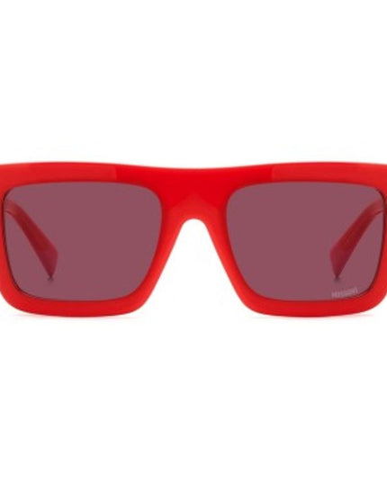 Missoni Red Plastic Sunglasses