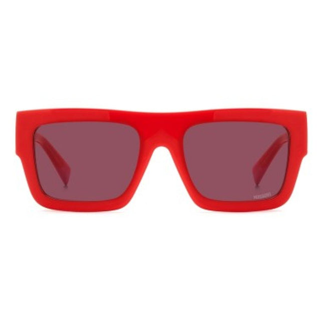 Missoni Red Plastic Sunglasses
