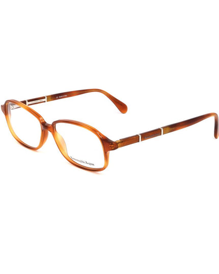 Ermenegildo Zegna Brown Plastic Glasses (Frames)