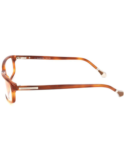 Ermenegildo Zegna Brown Plastic Glasses (Frames)