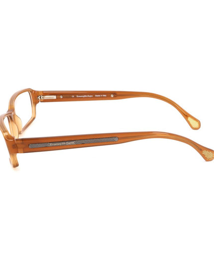 Ermenegildo Zegna Brown Plastic Glasses (Frames)