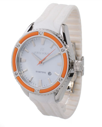 Folli Follie White Synthetic Sport Watch