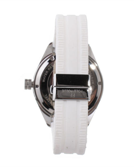 Folli Follie White Synthetic Sport Watch