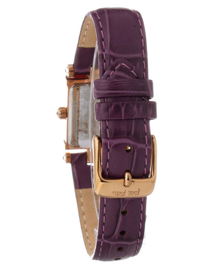 Folli Follie Purple Leather Dress Watch