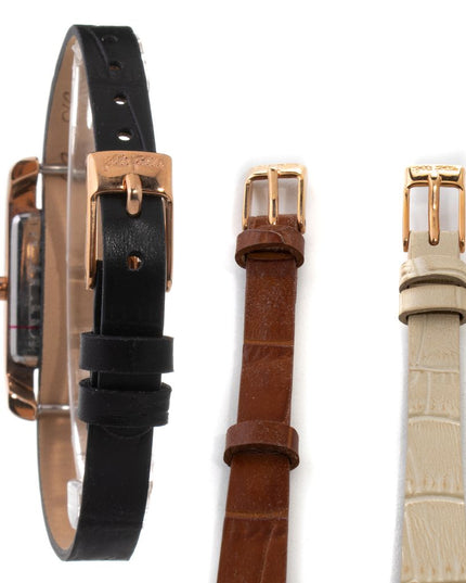 Folli Follie Multicolor Leather Dress Watch