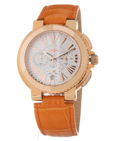 Folli Follie Orange Leather Dress Watch
