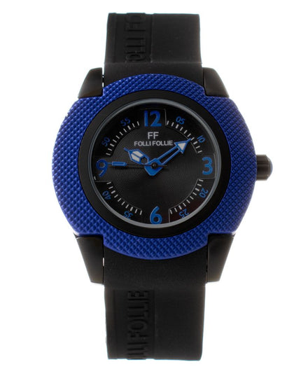 Folli Follie Black Synthetic Sport Watch