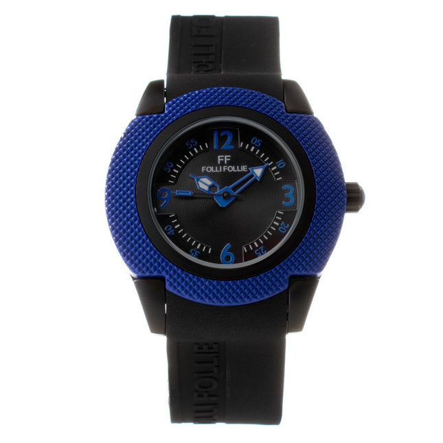 Folli Follie Black Synthetic Sport Watch