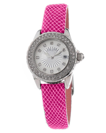 Folli Follie Multicolor Leather Dress Watch
