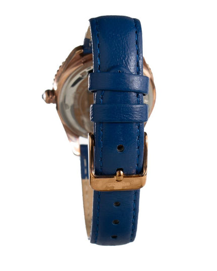 Folli Follie Blue Leather Dress Watch