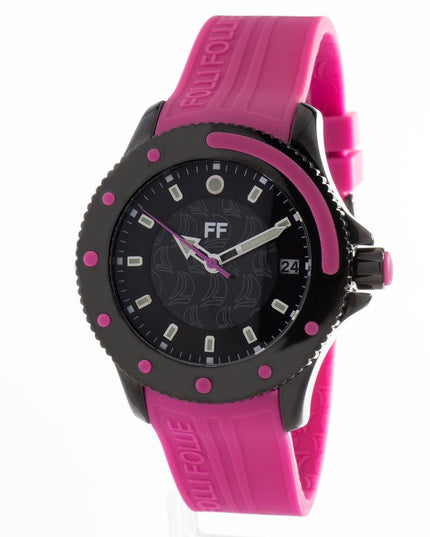 Folli Follie Purple Plastic Sport Watch