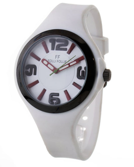 Folli Follie White Synthetic Sport Watch