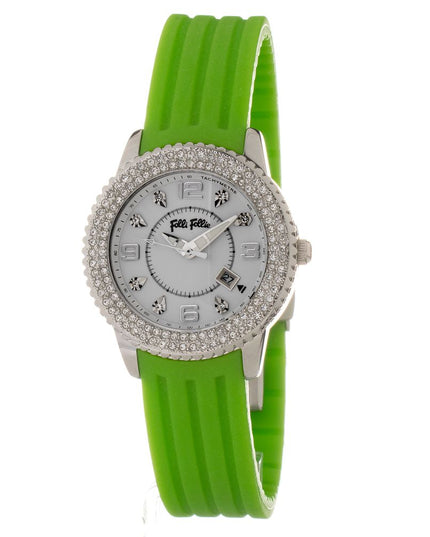 Folli Follie Green Synthetic Dress Watch