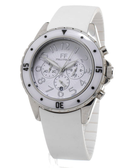 Folli Follie White Synthetic Sport Watch