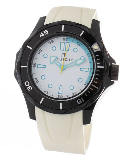 Folli Follie White Synthetic Sport Watch