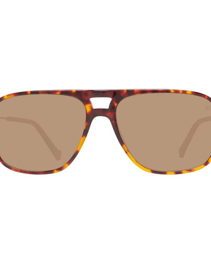 Hackett Brown Acetate Sunglasses