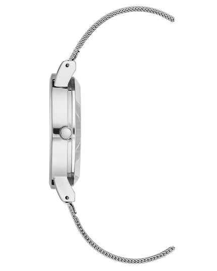 Juicy Couture Silver Stainless Steel Dress Watch