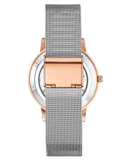 Juicy Couture Silver Stainless Steel Dress Watch