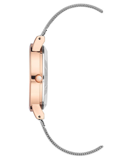 Juicy Couture Silver Stainless Steel Dress Watch