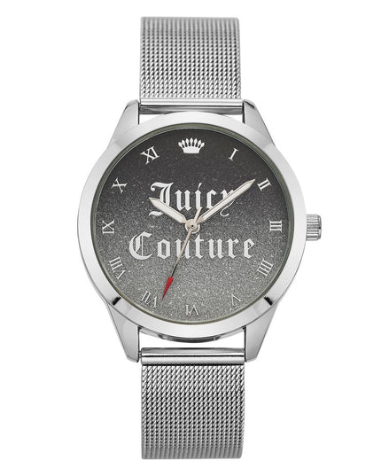 Juicy Couture Silver Stainless Steel Dress Watch