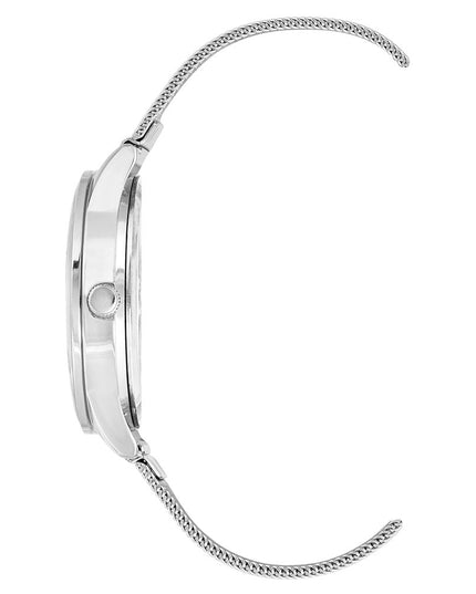 Juicy Couture Silver Stainless Steel Dress Watch